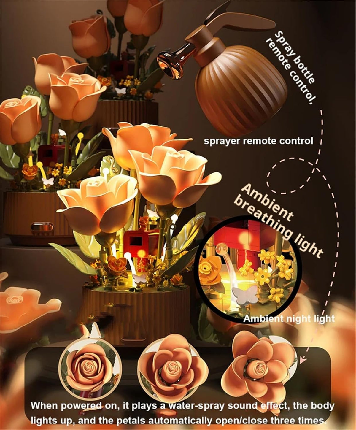 Roselume™ Eternal Glow Rose Bouquet