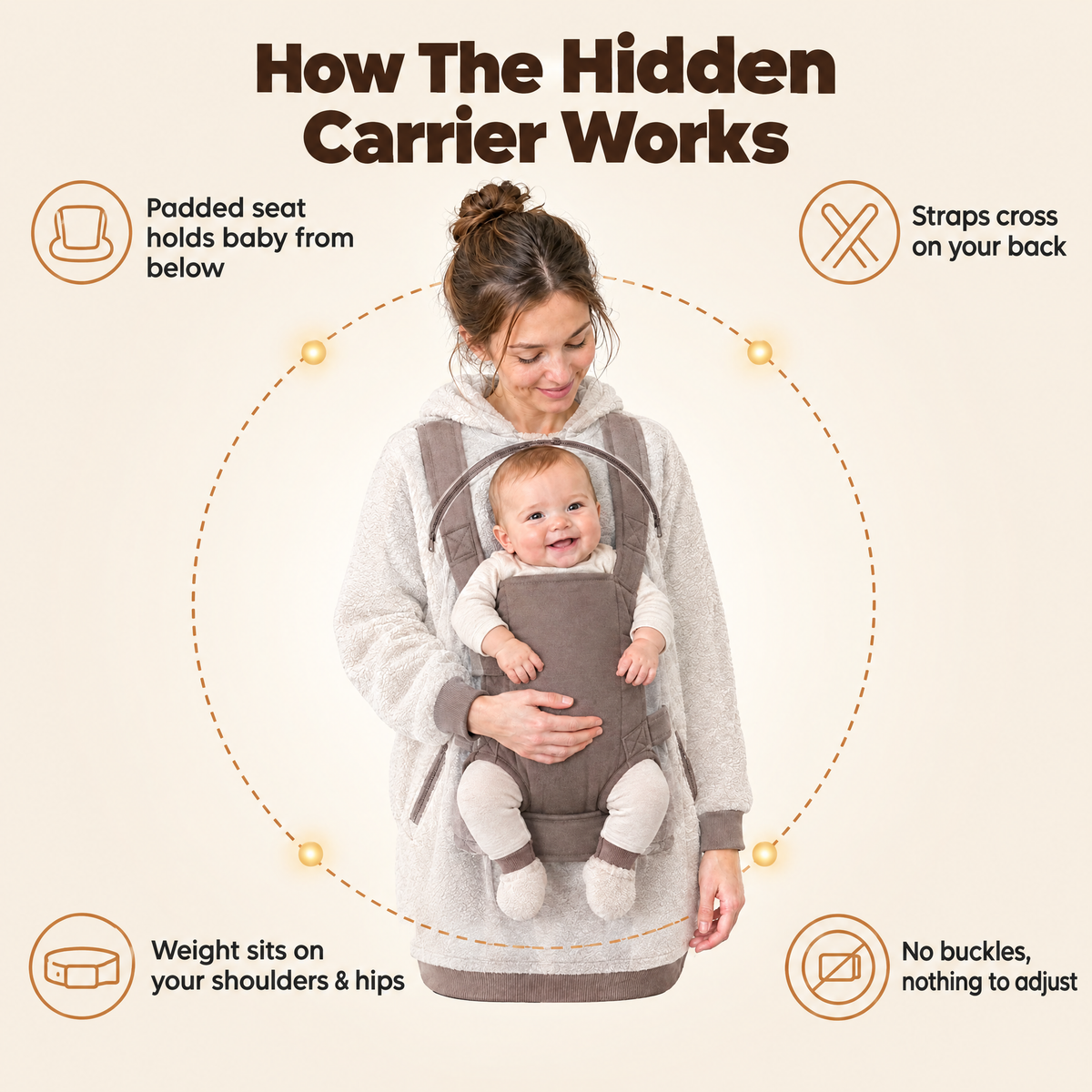NuzzleNest™ Baby Cuddle Hoodie